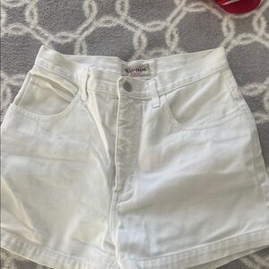 Vintage Guess White Jean Shorts